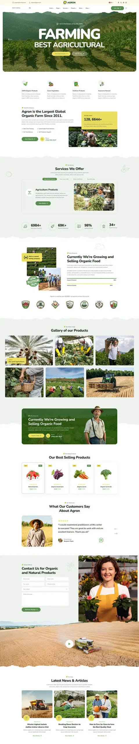 We grow fresh, organic produce using clean methods that protect nature, healthy food.