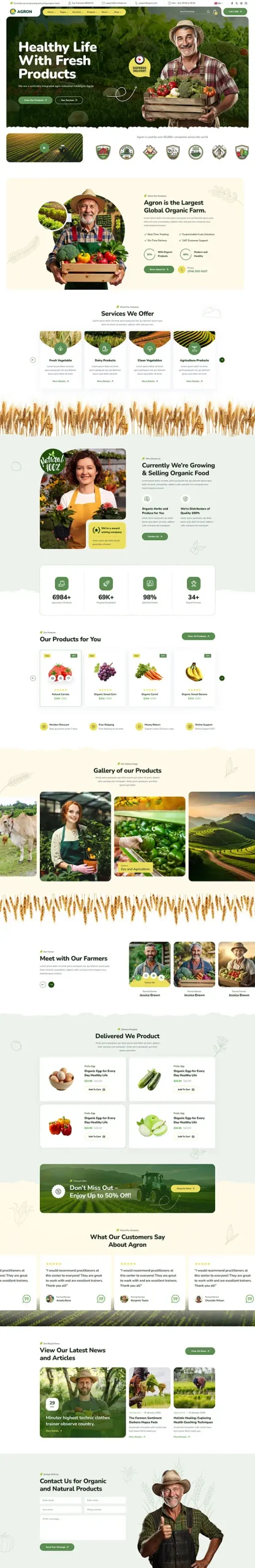 We grow fresh, organic produce using clean methods that protect nature, healthy food.